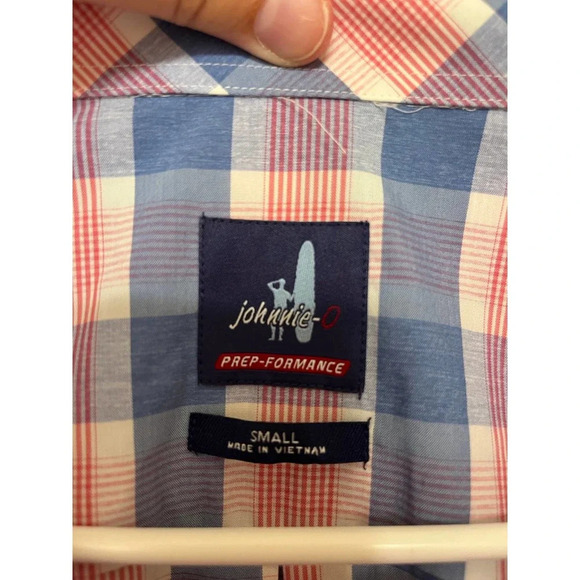johnnie-O prepformance “Mercer” Mens long sleeve button up Size S - Picture 2 of 5